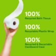 Seventh Generation White Toilet Paper 2-Ply, 24 Count, 240 Sheets, 2 Pack