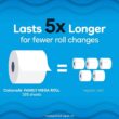 Cottonelle Ultra Clean Toilet Paper with Active CleaningRipples Texture, Strong Bath Tissue, 24 Family Mega Rolls (24 Family Mega Rolls = 132 Regular Rolls) (4 Packs of 6 Rolls) 388 Sheets per Roll
