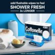 Cottonelle Ultra Clean Toilet Paper with Active CleaningRipples Texture, Strong Bath Tissue, 24 Family Mega Rolls (24 Family Mega Rolls = 132 Regular Rolls) (4 Packs of 6 Rolls) 388 Sheets per Roll
