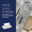 Kimberly-Clark Kleenex Professional Facial Tissue(03076), Flat 12 Boxes/Convenience Case, 125 Tissues/Box, 1,500 Tissues/Case, White