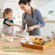 Pipishell Bamboo Expandable Drawer Organizer for Utensils Holder, Adjustable Cutlery Tray