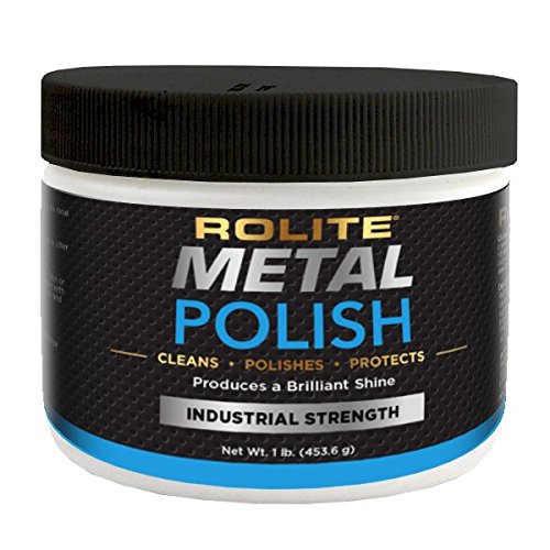 Rolite Metal Polish Paste Industrial Strength Scratch Remover and Cleaner, 1 Pound, 1 Pack Metal Polish Paste