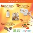 Home Spa Gift Basket - Honey & Almond Scent Luxury Bath Body Set Home Spa Gift Basket - Honey & Almond Scent Luxury Bath Body Set