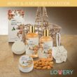 Home Spa Gift Basket - Honey & Almond Scent Luxury Bath Body Set Home Spa Gift Basket - Honey & Almond Scent Luxury Bath Body Set
