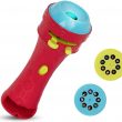 B. toys Children’S Projector Flashlight with Image Reels, Red