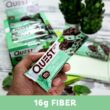 Quest Nutrition Mint Chocolate Chunk Protein Bar, Keto Friendly, 12 Count