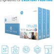 HP Printer Paper | 8.5 x 11 Paper | Office 20 lb | 3 Ream Case - 1500 Sheets | 92 Bright | Made in USA - FSC Certified | 112090C