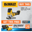 DEWALT DCH273B 20-Volt MAX XR Cordless Brushless 1 in. SDS Plus L-Shape Rotary Hammer (Tool-Only)