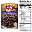 S & W • Canned Black Beans (12 Pack), Vegan, Non-GMO, Natural Gluten-Free Bean, Sourced and Packaged in the USA, 15 Ounce Can