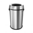 Alpine Industries 17 Gal. Stainless Steel Commercial Trash Can