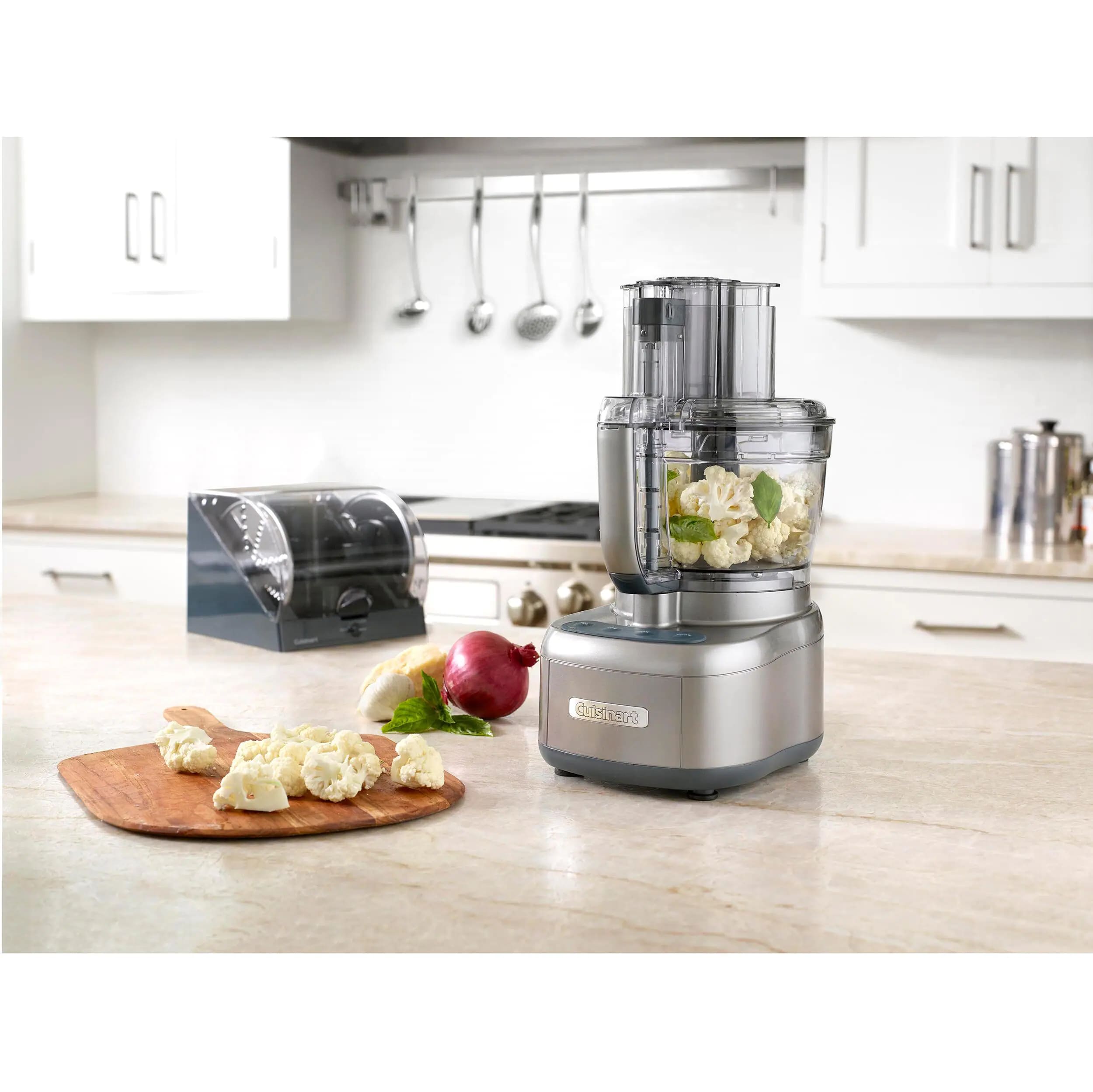 Elemental 13-Cup 3-Speed Gray Food Processor and Dicing Kit Elemental 13-Cup 3-Speed Gray Food Processor and Dicing Kit - Image 2