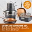 Gotham Steel 20-Piece Cookware and Bakeware Set in Graphite Gotham Steel 20-Piece Cookware and Bakeware Set in Graphite