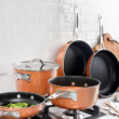 Gotham Steel StackMaster 21- Piece Aluminum Cast Textured Ceramic Nonstick Cookware