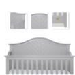 Dream On Me Ella Pebble Grey 5-in-1 Convertible Crib