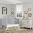 Dream On Me Ella Pebble Grey 5-in-1 Convertible Crib