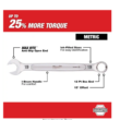 Milwaukee 48-22-9415 Combination SAE and 48-22-9515 Metric Wrench Mechanics Tool Set (30-Piece)