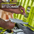 RYOBI STM201 LINK Rolling Tool Box with STM102 LINK Medium Tool Box and STM101 LINK Standard Tool Box