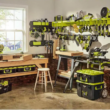 RYOBI STM201 LINK Rolling Tool Box with STM102 LINK Medium Tool Box and STM101 LINK Standard Tool Box