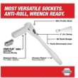 Milwaukee 48-22-9008 3/8 in. Drive SAE/Metric Ratchet and Socket Mechanics Tool Set (56-Piece)