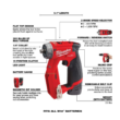 Milwaukee 12 FUEL 12-Volt Lithium-Ion Brushless Cordless 4-in-1 Installation 3/8 in