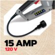 Oregon CS1500 Self-Sharpening 15 Amp Corded Electric Chainsaw, 18 in. Bar, Equipped with PowerSharp Saw Chain Oregon CS1500 Self-Sharpening 15 Amp Corded Electric Chainsaw, 18 in. Bar, Equipped with PowerSharp Saw Chain