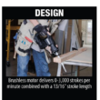 Makita Reciprocating Saw XRJ07ZB 18-Volt LXT Sub-Compact Lithium-Ion Brushless Cordless (Tool-Only)