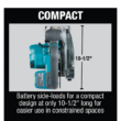 Makita XSC04Z 18-Volt LXT Lithium-Ion Brushless Cordless 5-7/8 in. Metal Cutting Saw with Electric Brake and Chip Collector Tool-Only