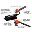ECHO 165 MPH 391 CFM 25.4 cc Gas 2-Stroke Cycle Leaf Blower Vacuum