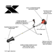 ECHO SRM-2620U 25.4 cc Gas 2-Stroke Cycle Brush Cutter Trimmer