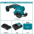 Makita SH02R1 12-Volt Max CXT Lithium-Ion Cordless 3-3/8 in. Circular Saw Kit, Case (2.0Ah)