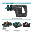 Makita Reciprocating Saw XRJ07R1B 18-Volt LXT Sub-Compact Lithium-Ion Brushless Cordless (2.0 Ah)