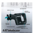 Makita Reciprocating Saw XRJ07ZB 18-Volt LXT Sub-Compact Lithium-Ion Brushless Cordless (Tool-Only)