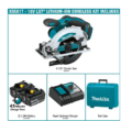 Makita XSS01T 18-Volt 5.0 Ah LXT Lithium-Ion Cordless 6-1/2 in. Circular Saw Kit