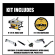 DEWALT DWE7485 15 Amp Corded 8-1/4 in. Compact Portable Jobsite Tablesaw (Stand Not Included)