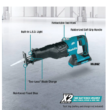 Makita XRJ06Z 18-Volt X2 (36V) LXT Lithium-Ion Brushless Cordless Reciprocating Saw (Tool Only)