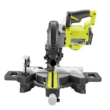 RYOBI Miter Saw PBT01B-PBP004 ONE+ 18V Cordless 7-1/4 in. Sliding Compound with HIGH PERFORMANCE Lithium-Ion 4.0 Ah Battery
