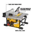 DEWALT DWE7485 15 Amp Corded 8-1/4 in. Compact Portable Jobsite Tablesaw (Stand Not Included)