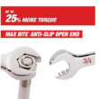 Milwaukee 48-22-9415 Combination SAE Wrench Mechanics Tool Set and 48-22-9215 Hook and Pick Set (19-Piece)