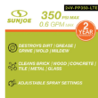 Sun Joe 24V 350 PSI Max 0.6 GPM Cold Water Electric Pressure Washer Kit with 2.0 Ah Battery Plus Charger