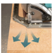 Makita GSH02Z 40V Max XGT Brushless Cordless 7-1/4 in. Circular Saw with Guide Rail Compatible Base, AWS Capable (Tool Only)