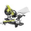 RYOBI Miter Saw PBT01B-PBP004 ONE+ 18V Cordless 7-1/4 in. Sliding Compound with HIGH PERFORMANCE Lithium-Ion 4.0 Ah Battery