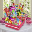 Bite Sized Candy Gift box Care Package - (50 count) Easter 2022 A Sampler of Skittles