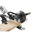RYOBI Miter Saw PBT01B-PBP004 ONE+ 18V Cordless 7-1/4 in. Sliding Compound with HIGH PERFORMANCE Lithium-Ion 4.0 Ah Battery