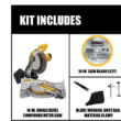 DEWALT DWS713 15 Amp Corded 10 in. Compound Single Bevel Miter Saw