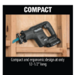 Makita Reciprocating Saw XRJ07R1B 18-Volt LXT Sub-Compact Lithium-Ion Brushless Cordless (2.0 Ah)