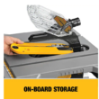 DEWALT DWE7485 15 Amp Corded 8-1/4 in. Compact Portable Jobsite Tablesaw (Stand Not Included)
