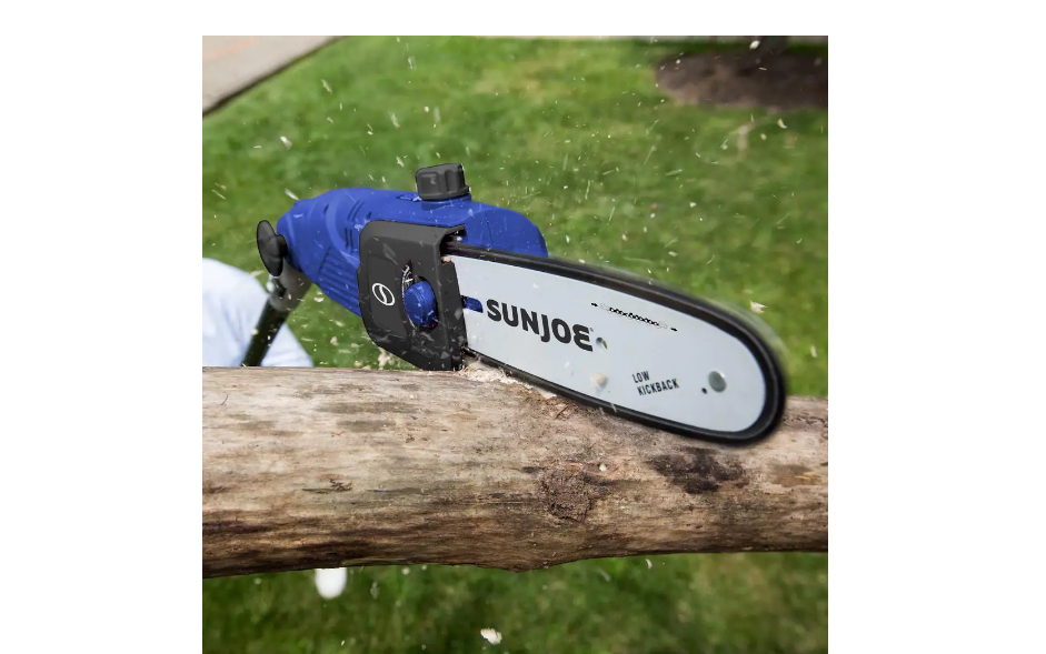 Sun Joe SWJ802E-SJB 8 in. 6.5 Amp Multi-Angle Telescopic Electric Pole Saw, Blue Sun Joe SWJ802E-SJB 8 in. 6.5 Amp Multi-Angle Telescopic Electric Pole Saw, Blue - Image 6