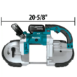 Makita XBP02TX 18-Volt LXT 5.0Ah Lithium-Ion Cordless Portable Band Saw Kit