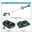 Makita XRU15PT 18-Volt X2 (36-Volt) LXT Lithium-Ion Brushless Cordless String Trimmer Kit (5.0 Ah)