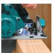 Makita XSH03Z 18-Volt LXT Lithium-Ion Brushless Cordless 6-1/2 in. Circular Saw with Electric Brake and 24T Carbide Blade (Tool-Only)